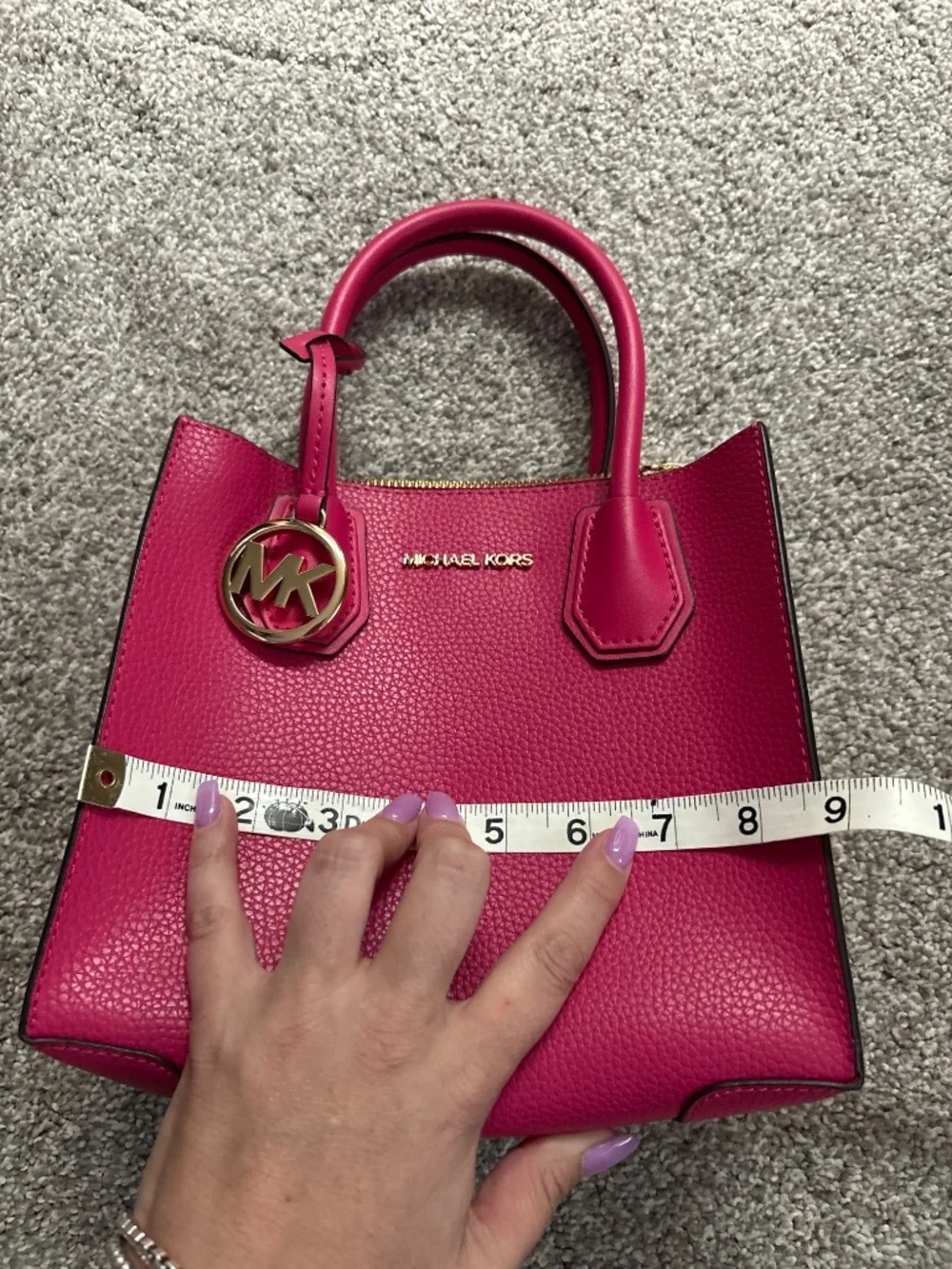 Michael Kors Mercer Medium Leather Crossbody Bag